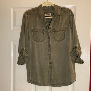 Express Boyfriend button down